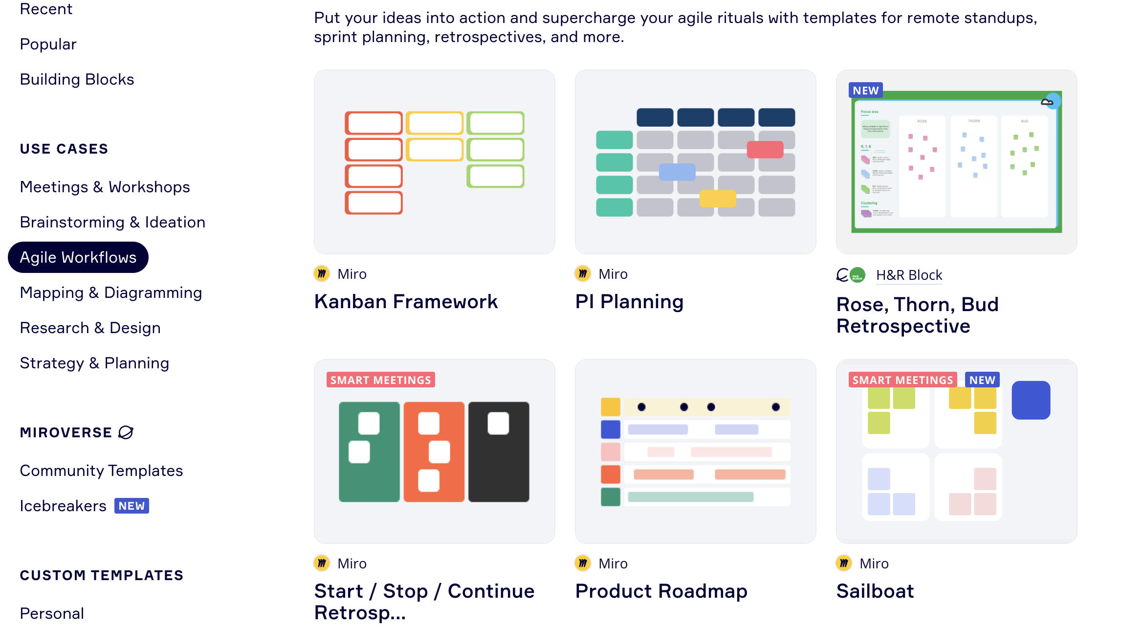 How To Use Templates In Miro